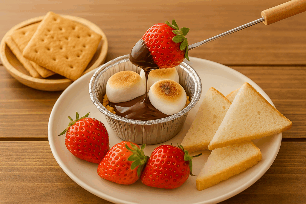 スモアフォンデュのイメージ図